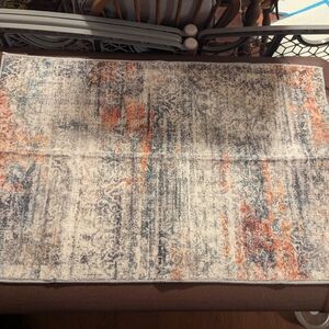 Multicolor Abstract Area Rug